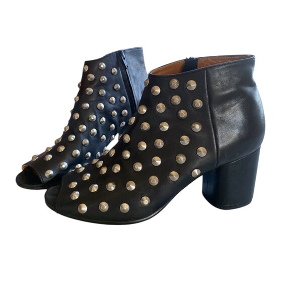 Junya Watanabe Leather Studded Boots Comme Des Garcon - Size 8 - Picture 2 of 15